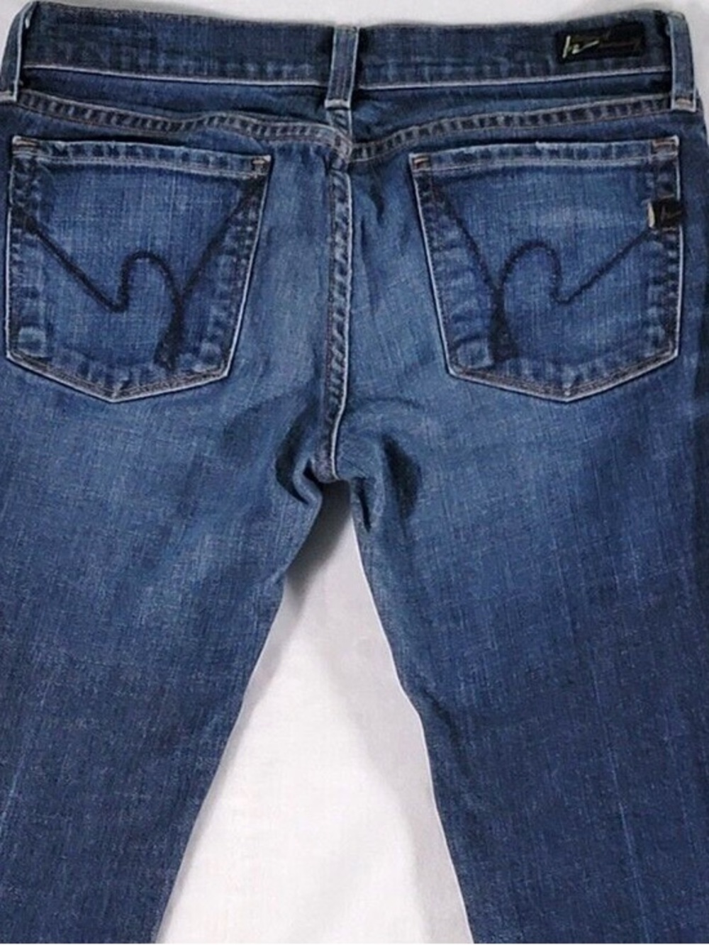 Citizens Of Humanity #63 Kelly Stretch Cropped Low waist Blue Ankle Jeans NWOTS - Picture 3 of 7